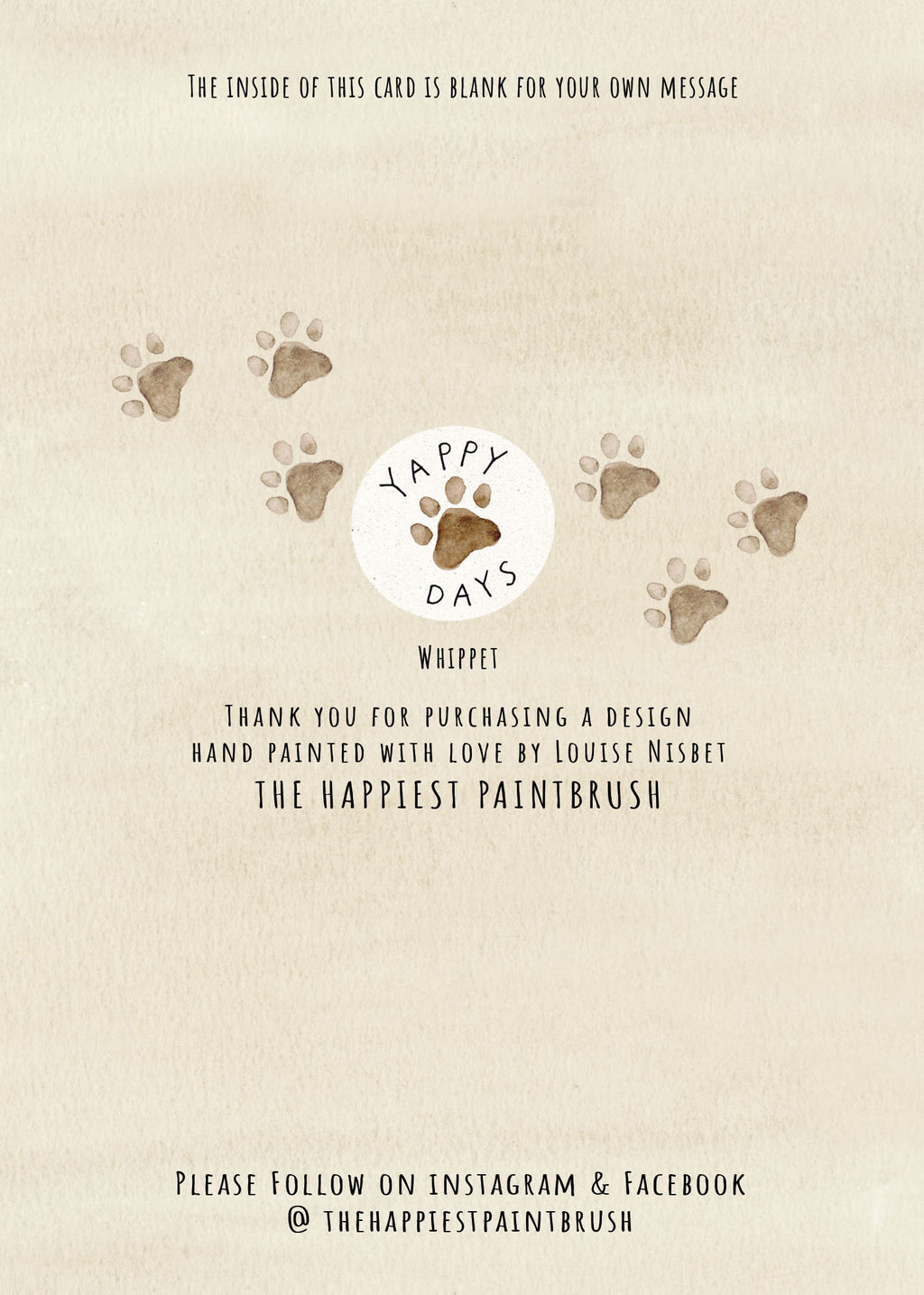 Max the Springer Spaniel Birthday Card