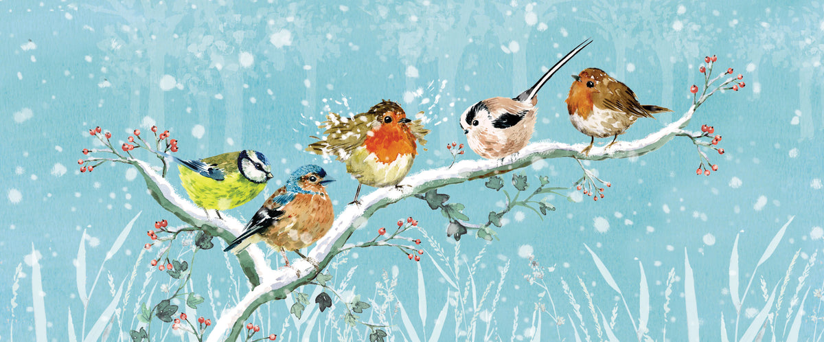Winter Garden Birds Mug