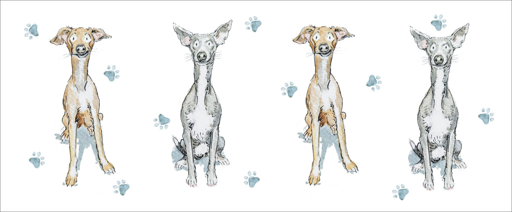 Best Friends – Ginny the Iggy & Rain the Whippet mug