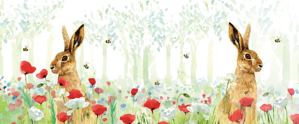 Hare & Poppy Wildlife Mug