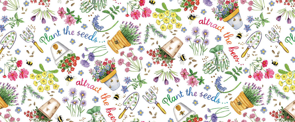 Plant the seeds, attract the bees - gardening mug