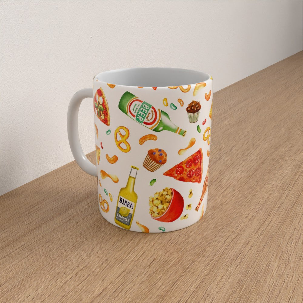 Game Night Snacks Mug