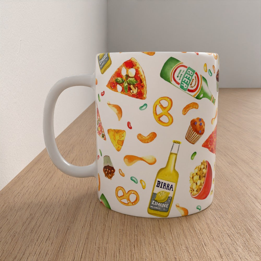 Game Night Snacks Mug