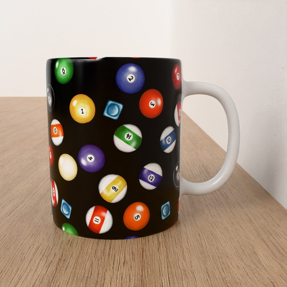 Pool / Billiard Ball Mug