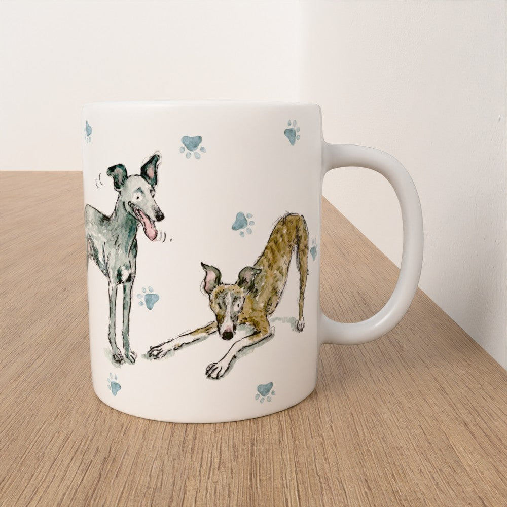 Bruce & Oscar, Whippet mug