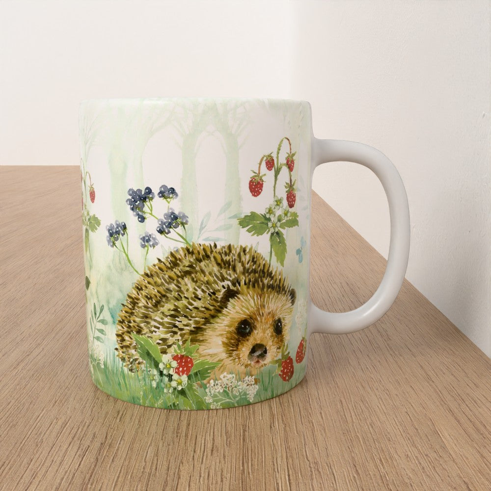 Hedgehog & Wild Strawberry mug