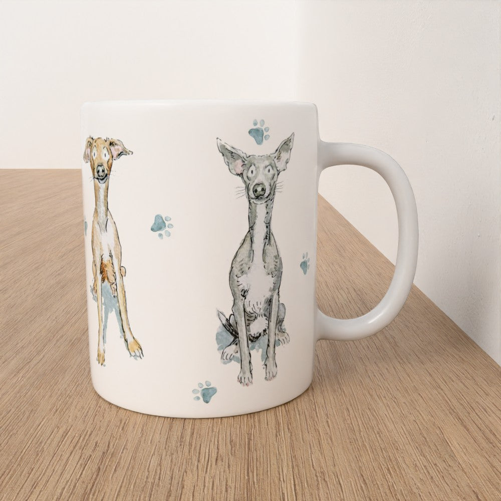 Best Friends – Ginny the Iggy & Rain the Whippet mug