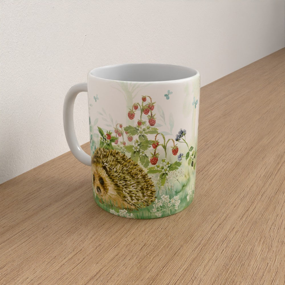 Hedgehog & Wild Strawberry mug