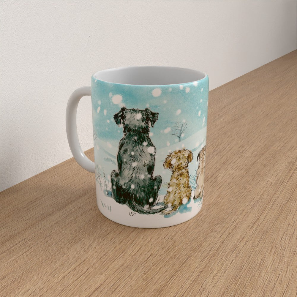Christmas with friends, mug