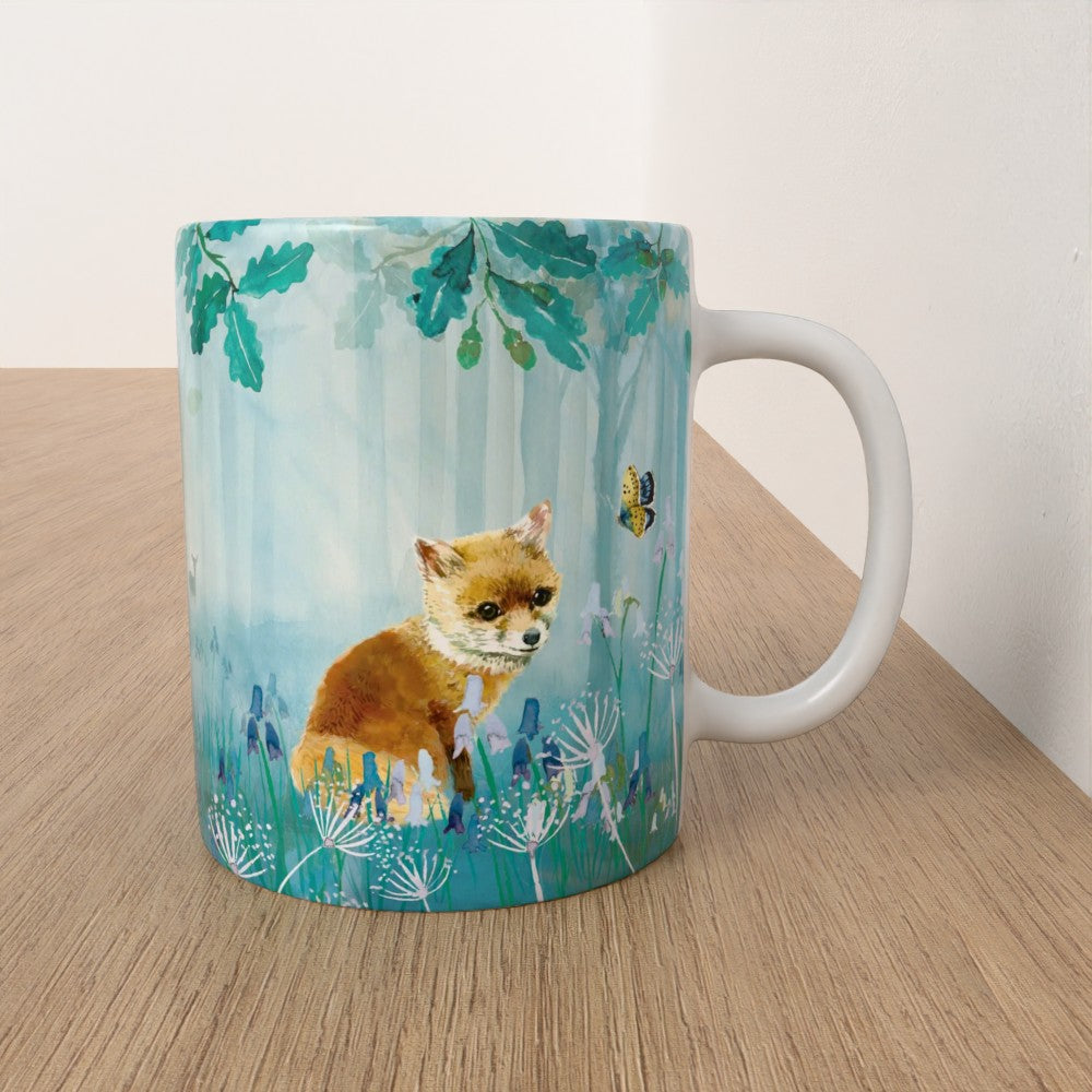Fox cub and Butterfly Mug