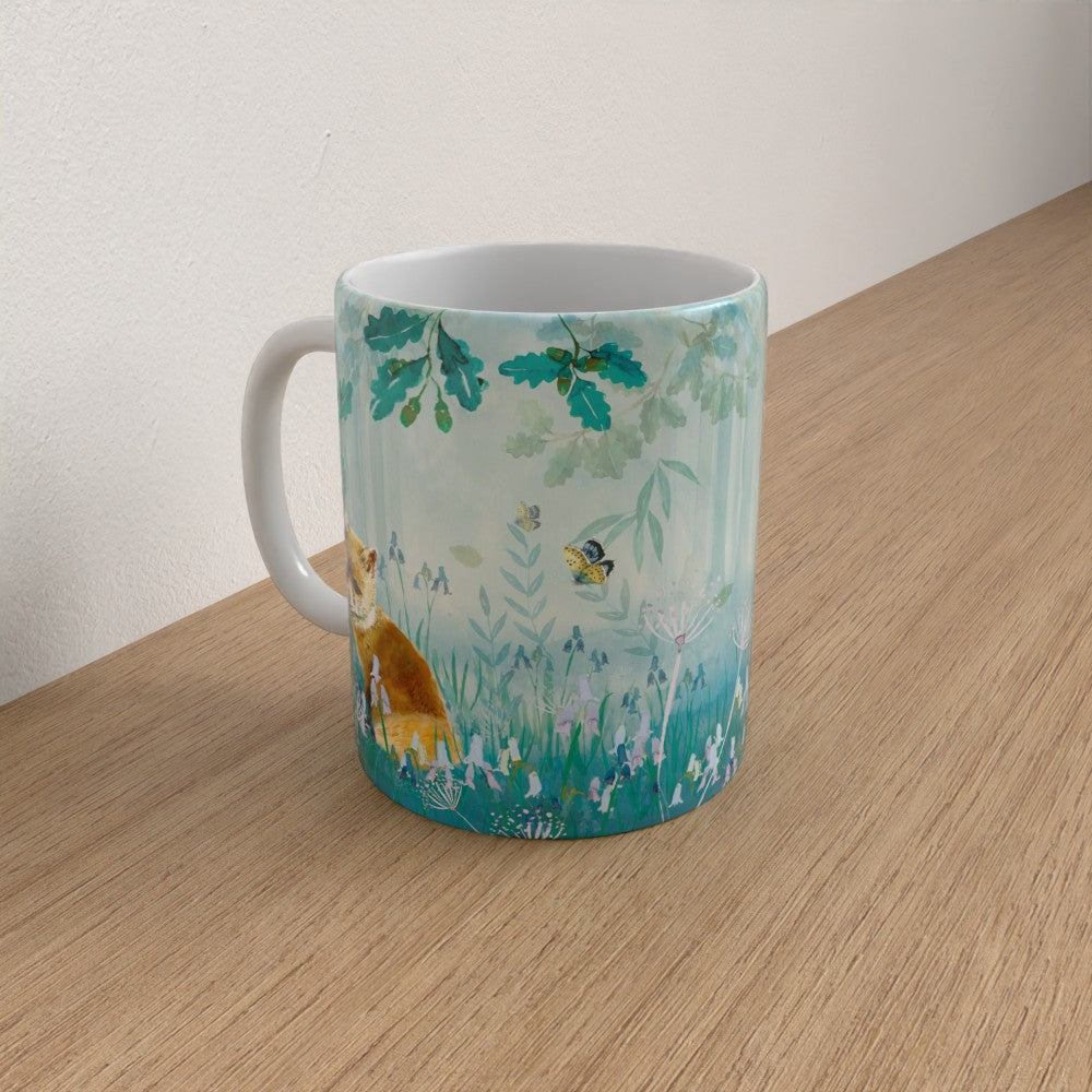 Fox cub and Butterfly Mug