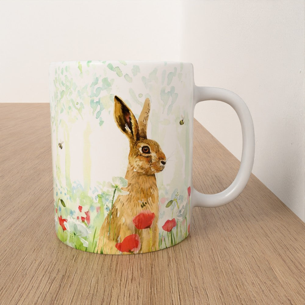 Hare & Poppy Wildlife Mug