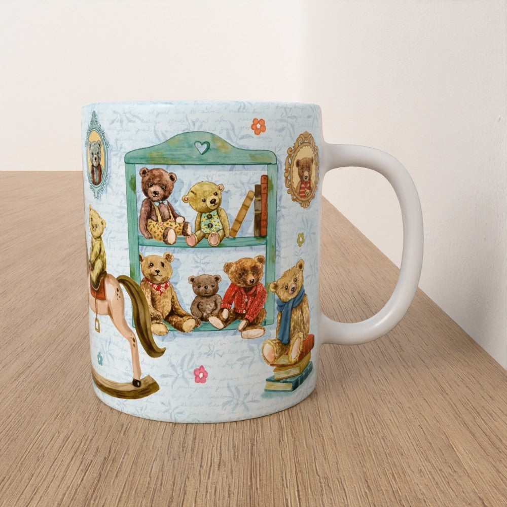 Paws for thought, teddy bear mug